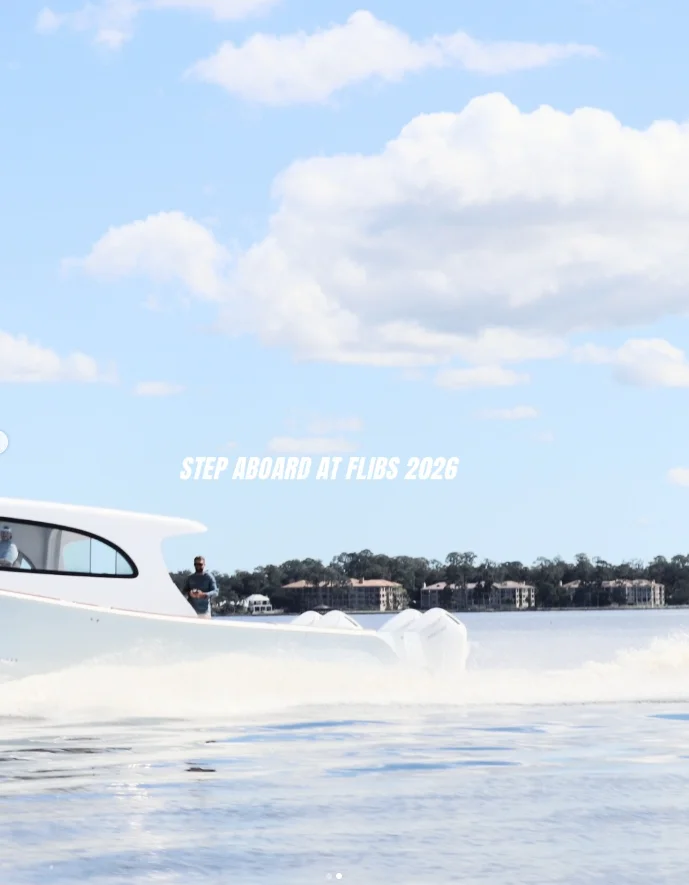 Front Runner 55 Catamaran aerial